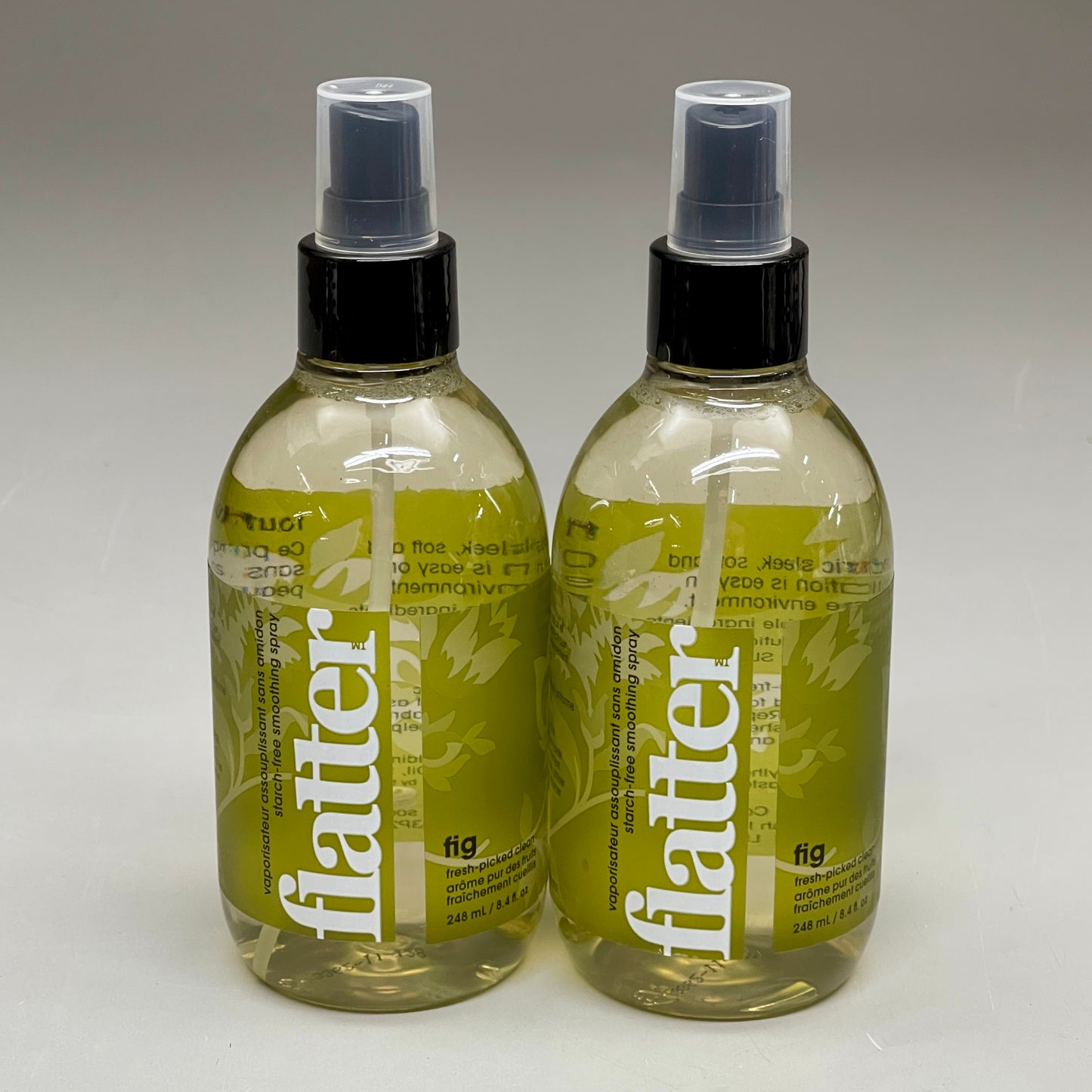 FLATTER (2 PACK) Fig Smoothing Fabric Spray 8.4 fl oz R-F08F