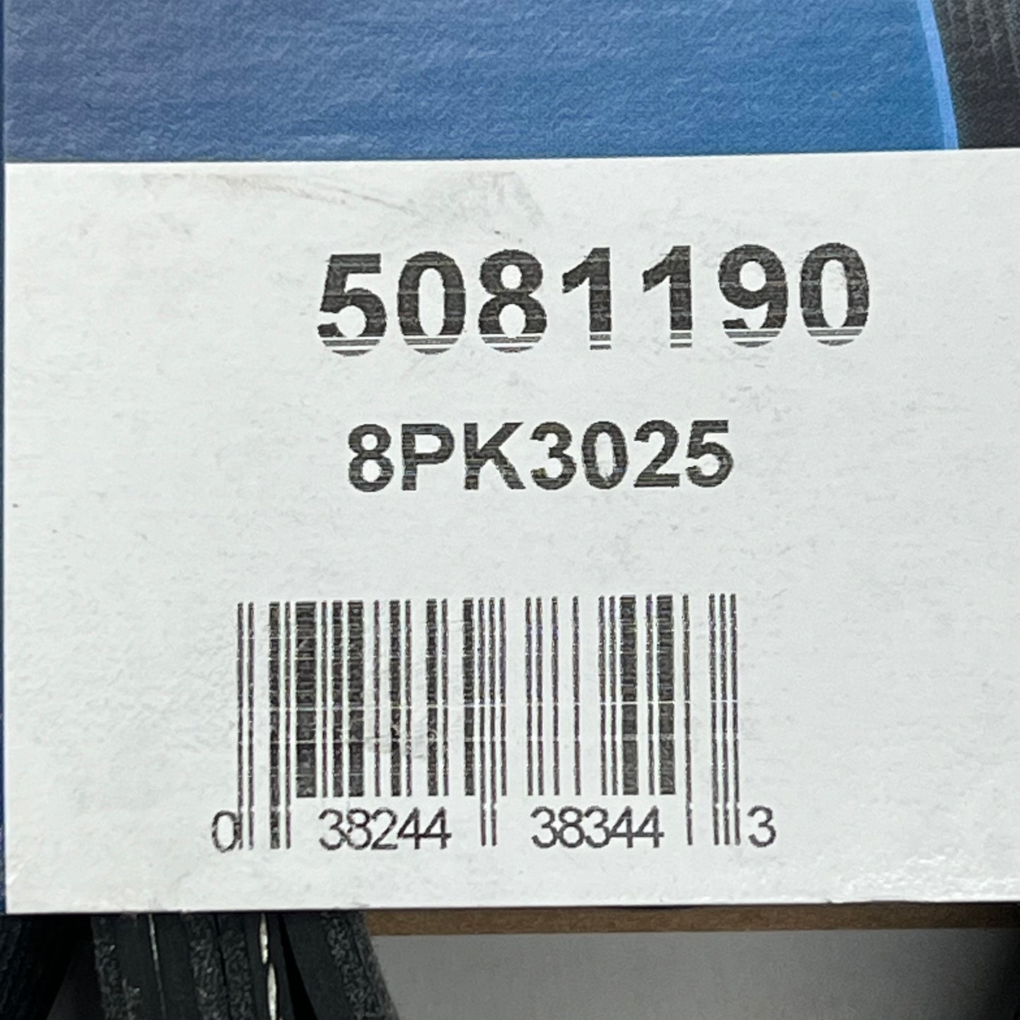 DAYCO Poly-V Belt 8 Rib Quantity 1.10" Top W Straight Rib OE Engineered 5081190