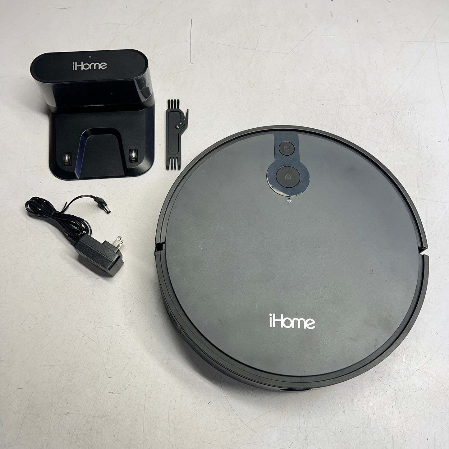 ZA@ IHOME Auto Vac Juno Robot Vacuum Mapping Technology Strong Suction IHRV9 (As-Is-Return)