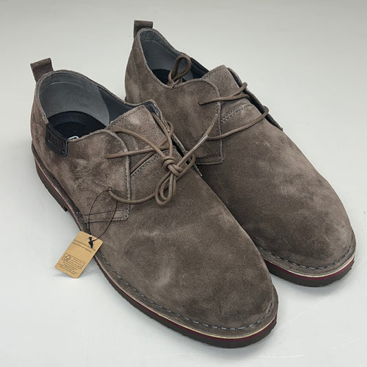 PROPET Finn Suede Oxford Scotchgard Treatment Men's Sz 9.5 M(D) Stone MCX022S