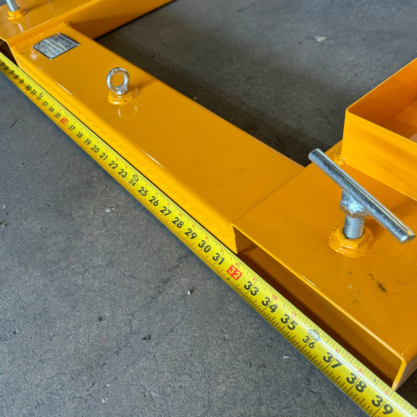 PRO SOURCE Forklift Carrier for Barrels HK285B 1500Lbs Yellow