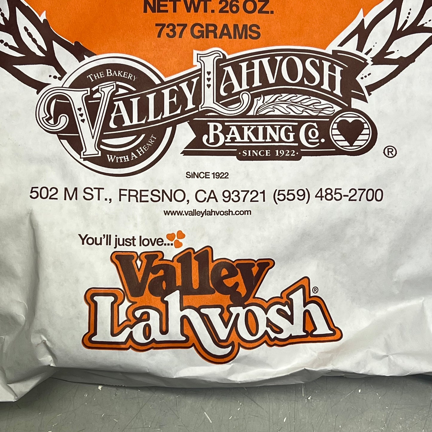 ZA@ VALLEY LAHVOSH (1 PACK, 5 EACH) Cracker Rounds "Breaking Bread" 15"  BB 04/27