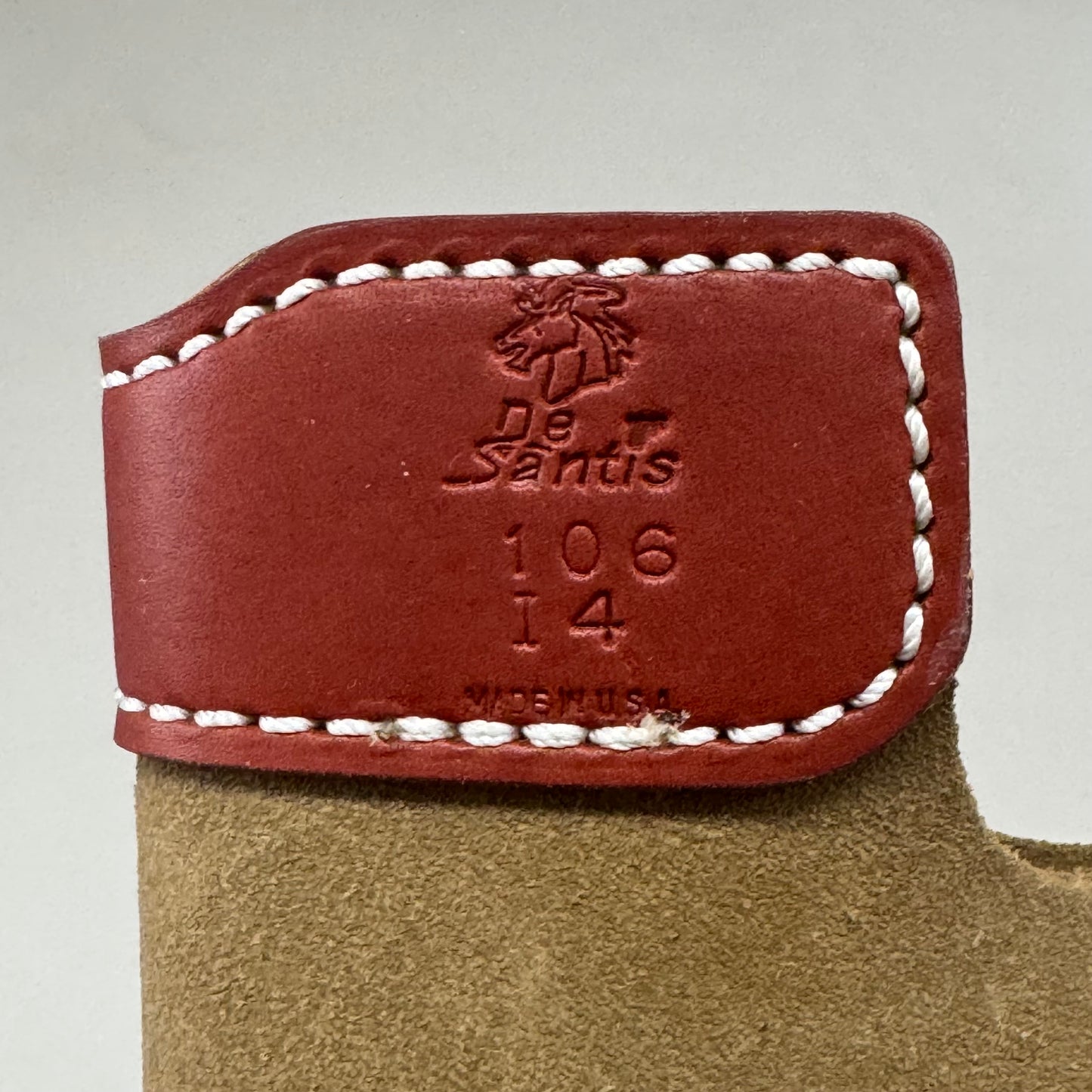 DESANTIS Inside The Waistband Holster RH Sof Tuck Gunhide Tan 106NAI4Z0