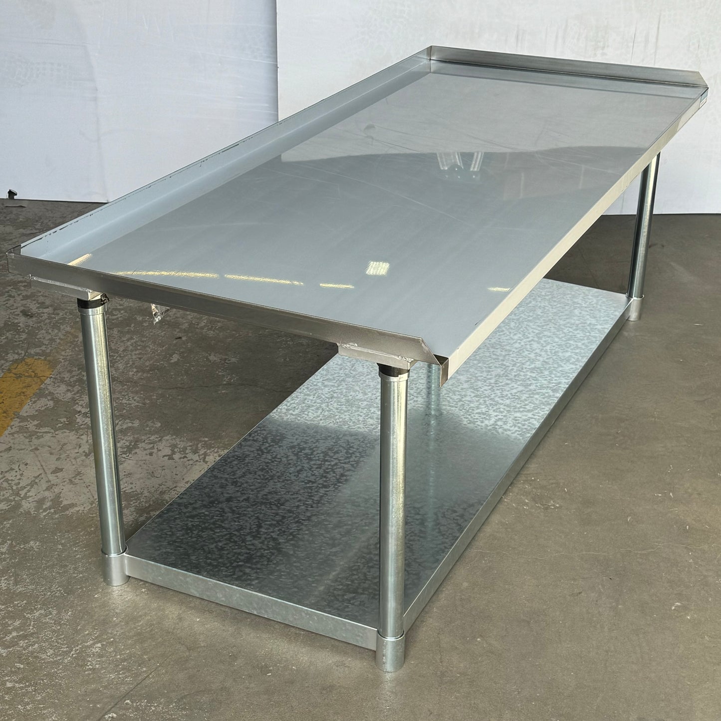 BK RESOURCES Equipment Steel Table EETS-2430 72”Lx25”Hx30 1/2”W Steel