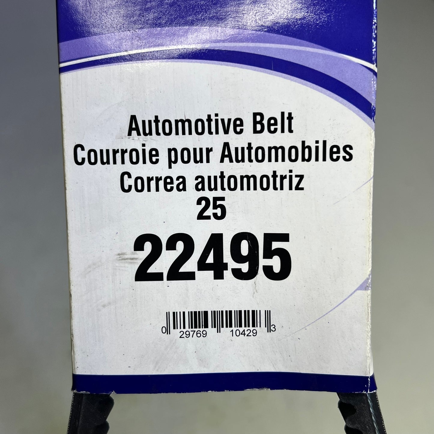 NAPA Automotive Belt Double Cog 49.50" Effective Length Black 22495