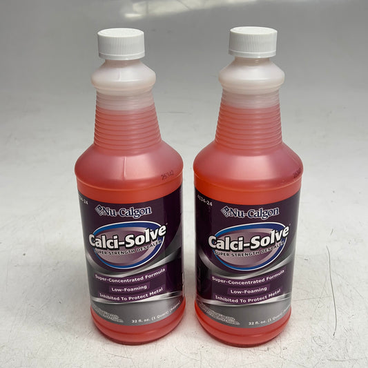 NU-CALGON (2 PACK) Calci-solve Super Strength Descaler 32 Fl Oz  4134-24
