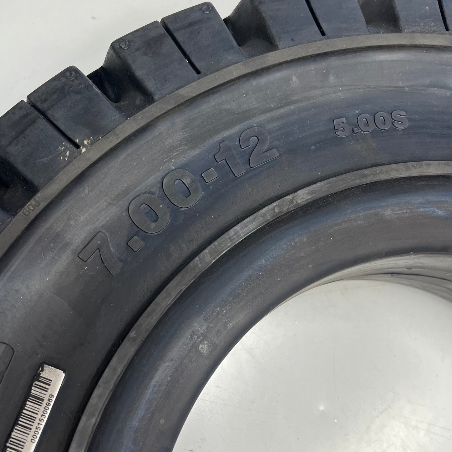 MAXAM Premium Traction Multi Layer Industrial Tire  Black 7.00-12 MS702 5.00S