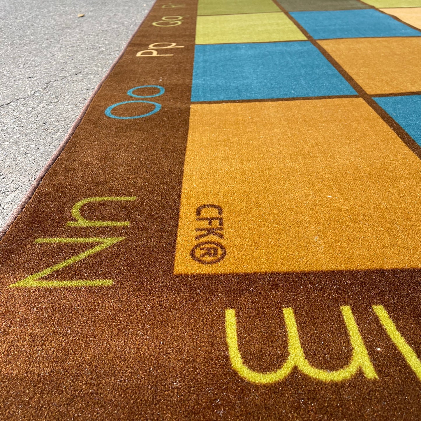 ZA@ Pallet of CARPETS FOR KIDS Alphabet Nature’s Colors Seating Rug 143”x90” (New)
