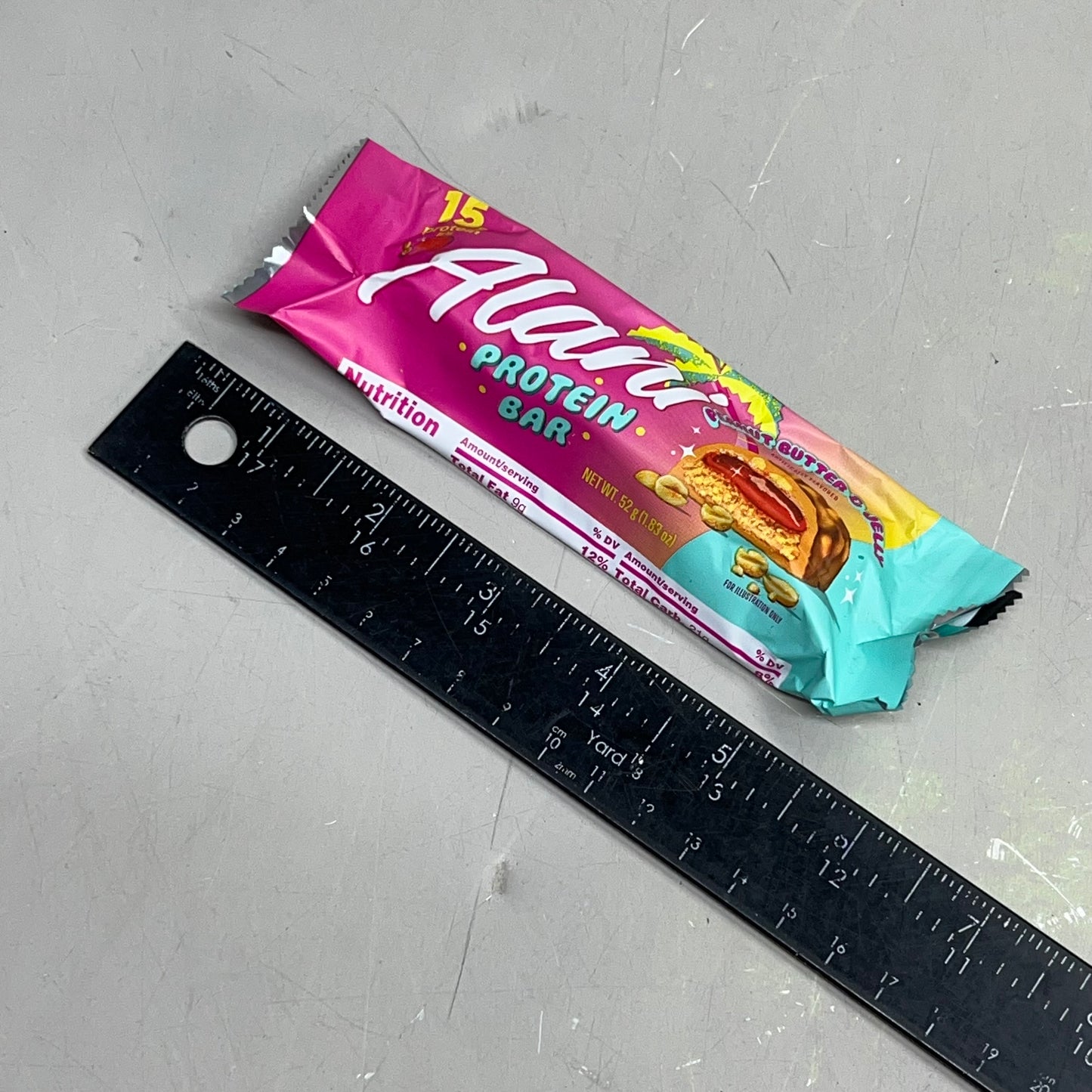 ALANI (12 PACK) Soft Peanut Butter & Jelly Protein Bars Gluten Free 1.83 Oz