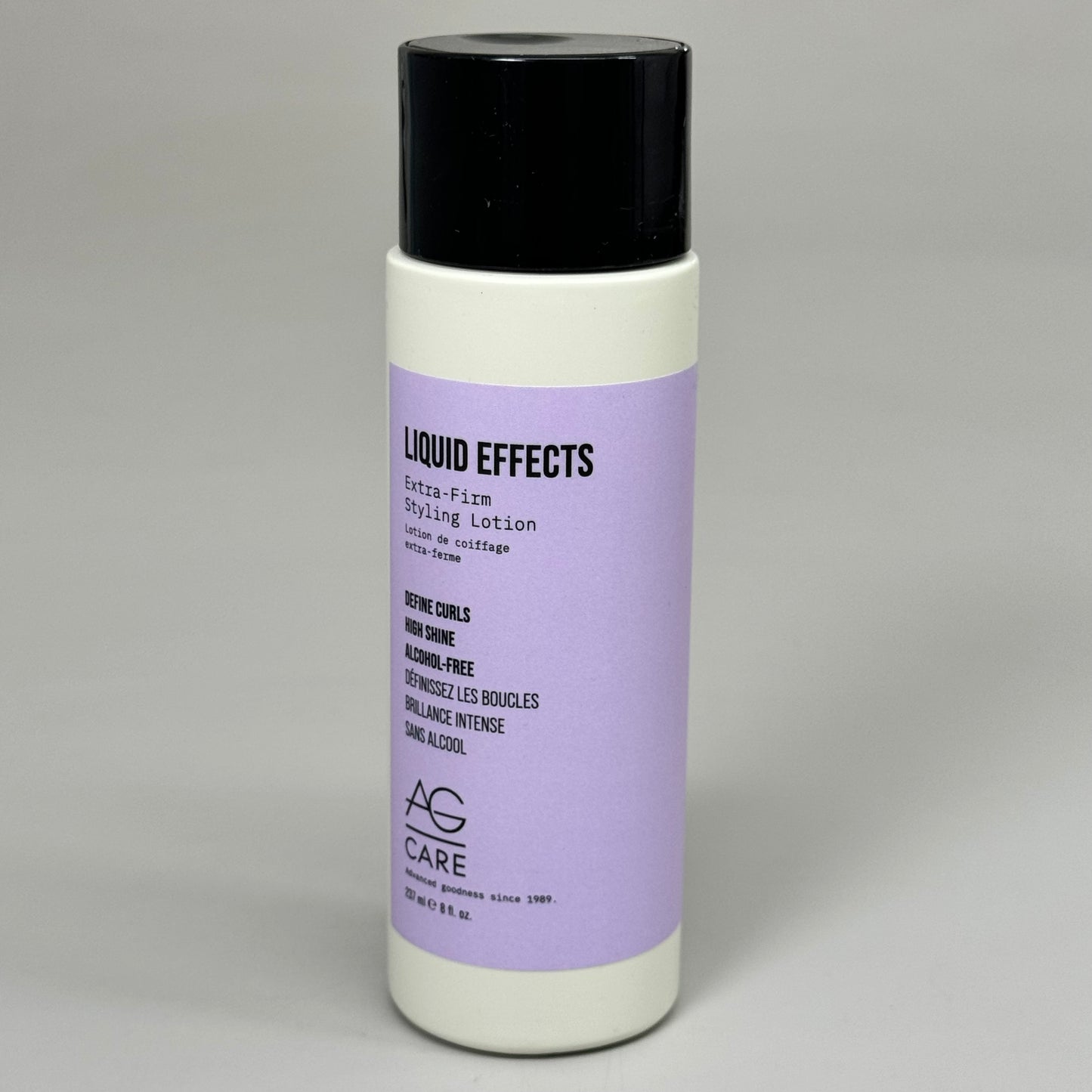 AG CARE Liquid Effects Extra-Firm Styling Lotion Define Curls High Shine 8 floz