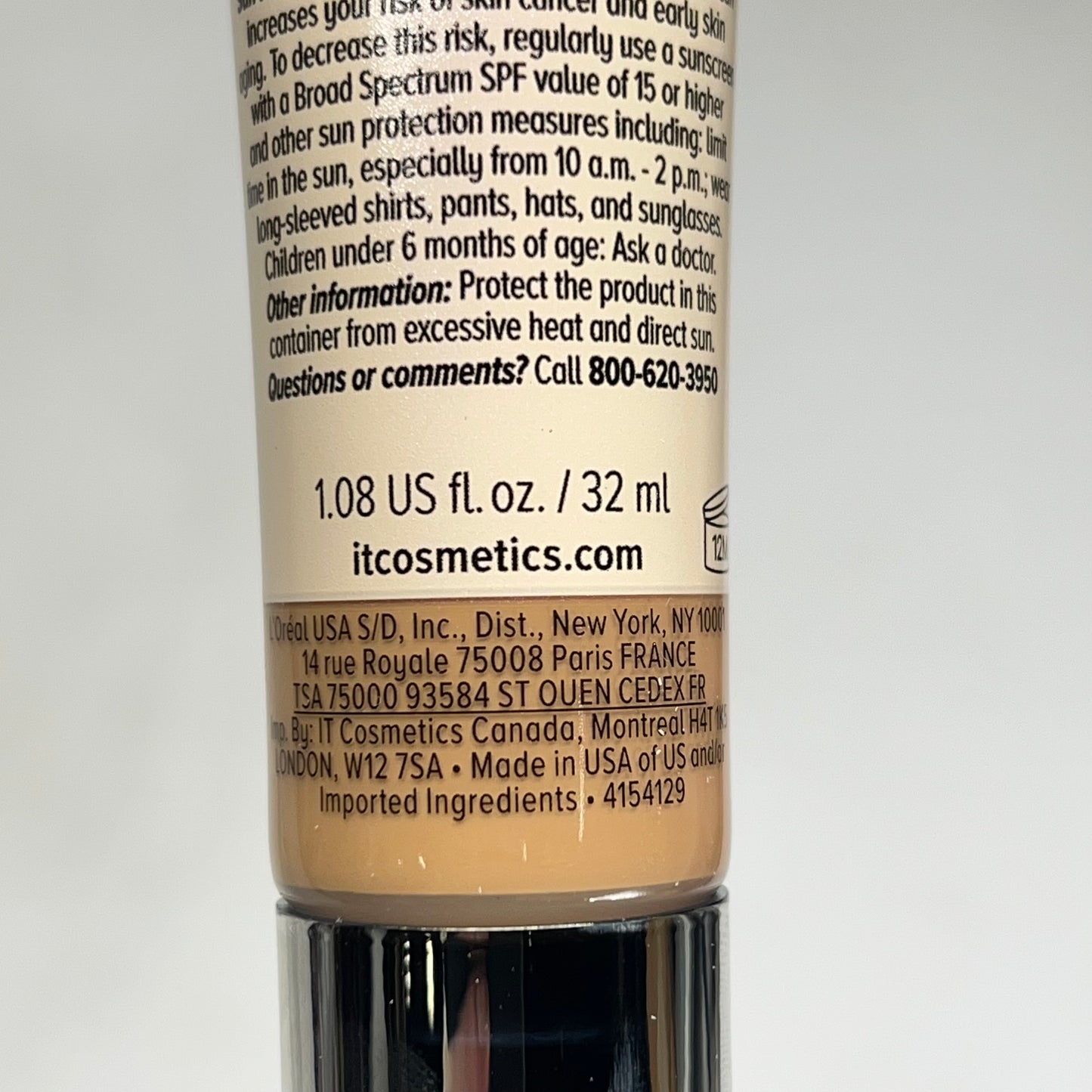 IT COSMETICS Cc+ Nude Glow Lightweight Foundation W/ Spf 40 1.08 fl oz Medium