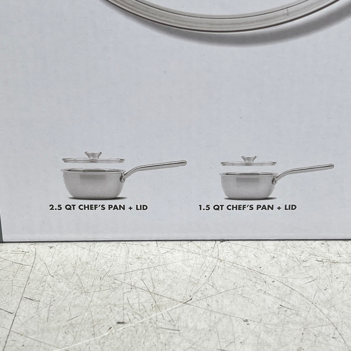 OXO Stainless Steel Mira Series Sauce Pans W/ Lid 1.7qt & 3.3qt CC005891-001