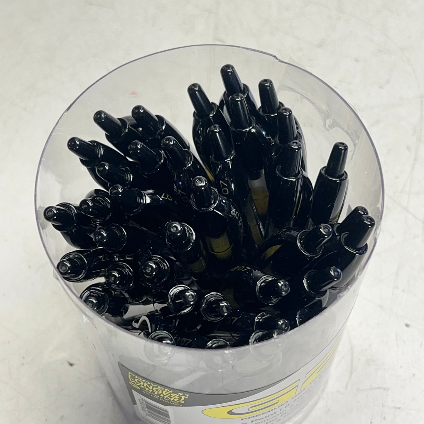 PILOT (36 PACK) Retractable Gel Pens Fine Point  0.7 mm Black 9698420