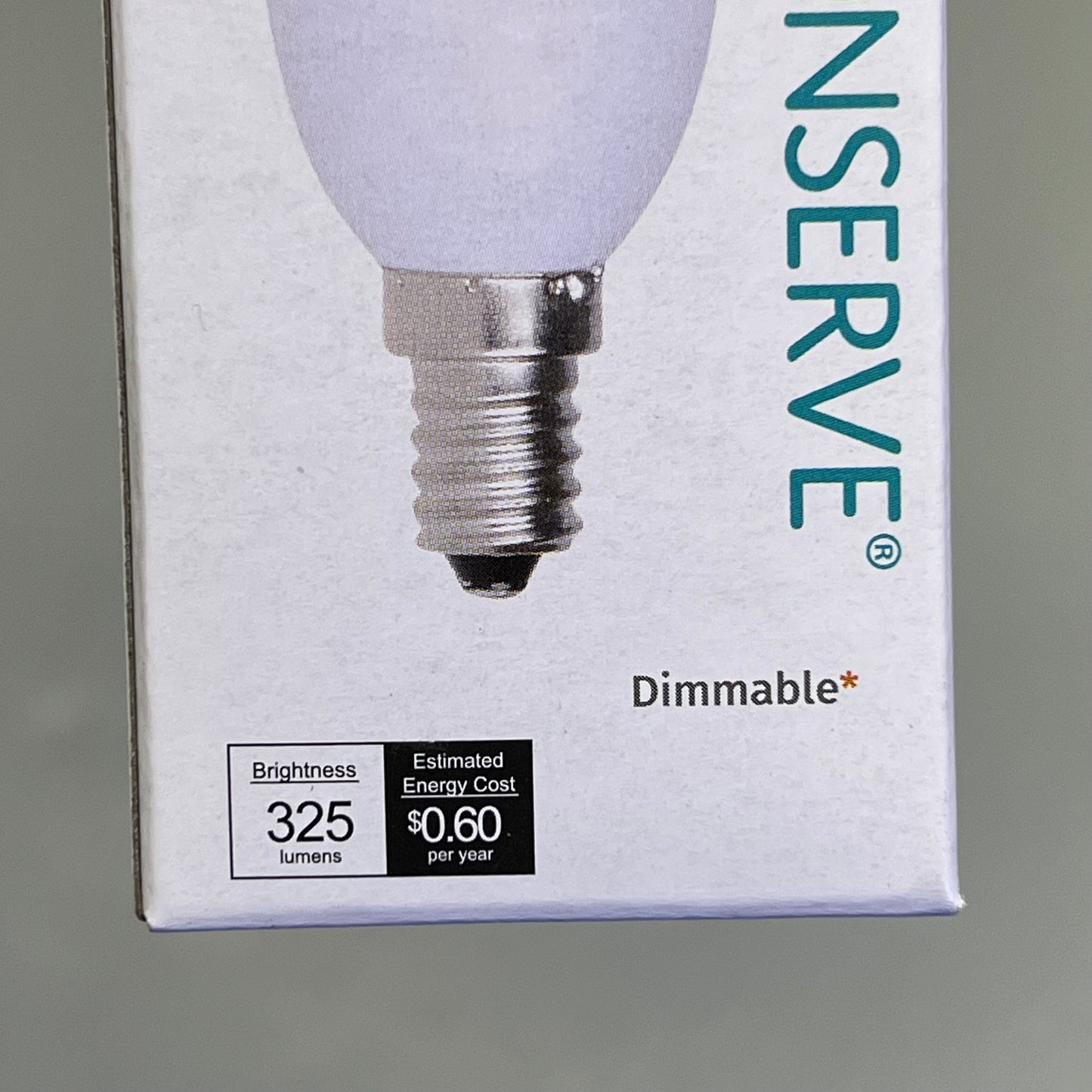 SIMPLY CONSERVE (3 PACK) LED Light Bulb Dimmable 40W Warm White L05LCDL2700K