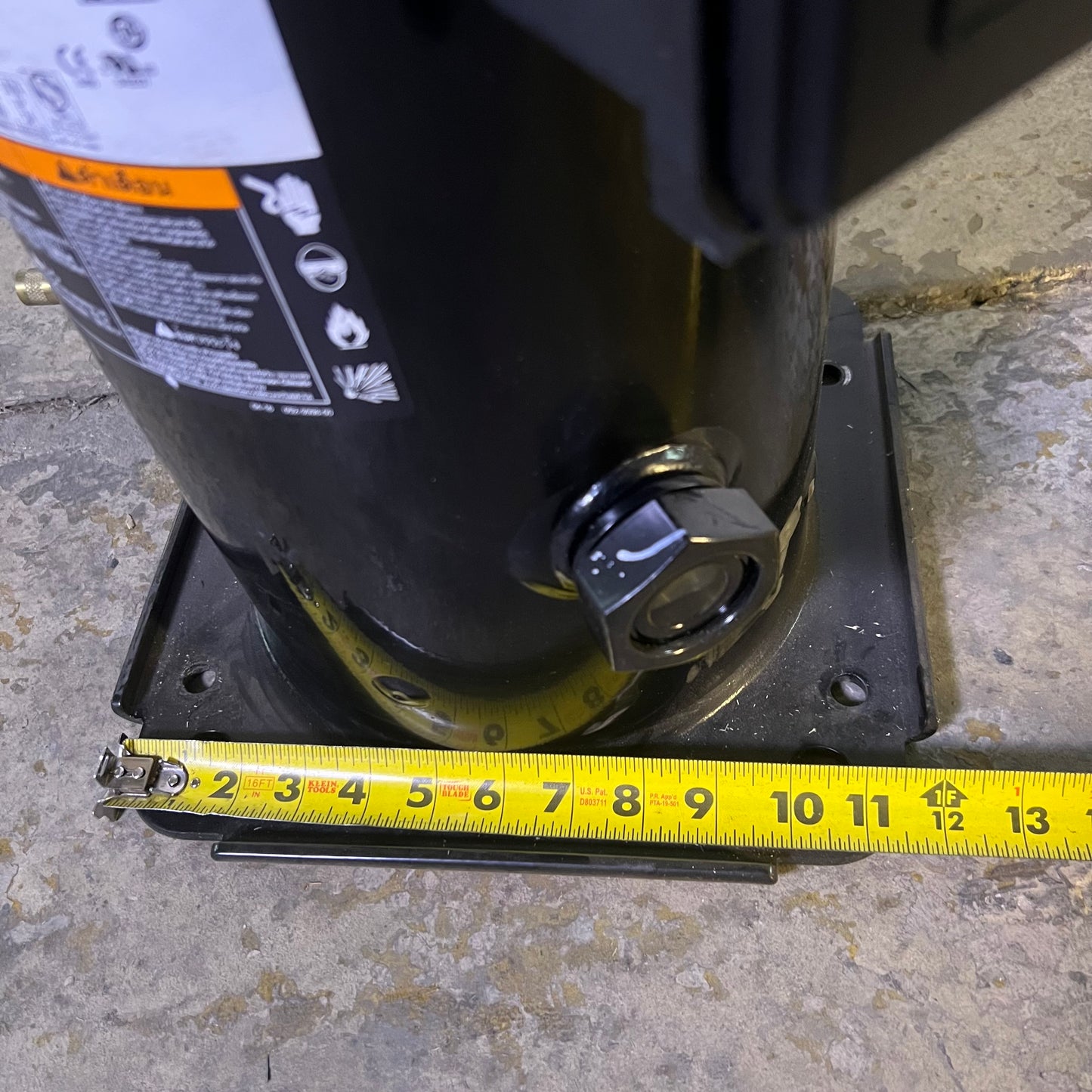 EMERSON Copeland Scroll Compressor 380/420v, Black ZB130KQE-TED-550