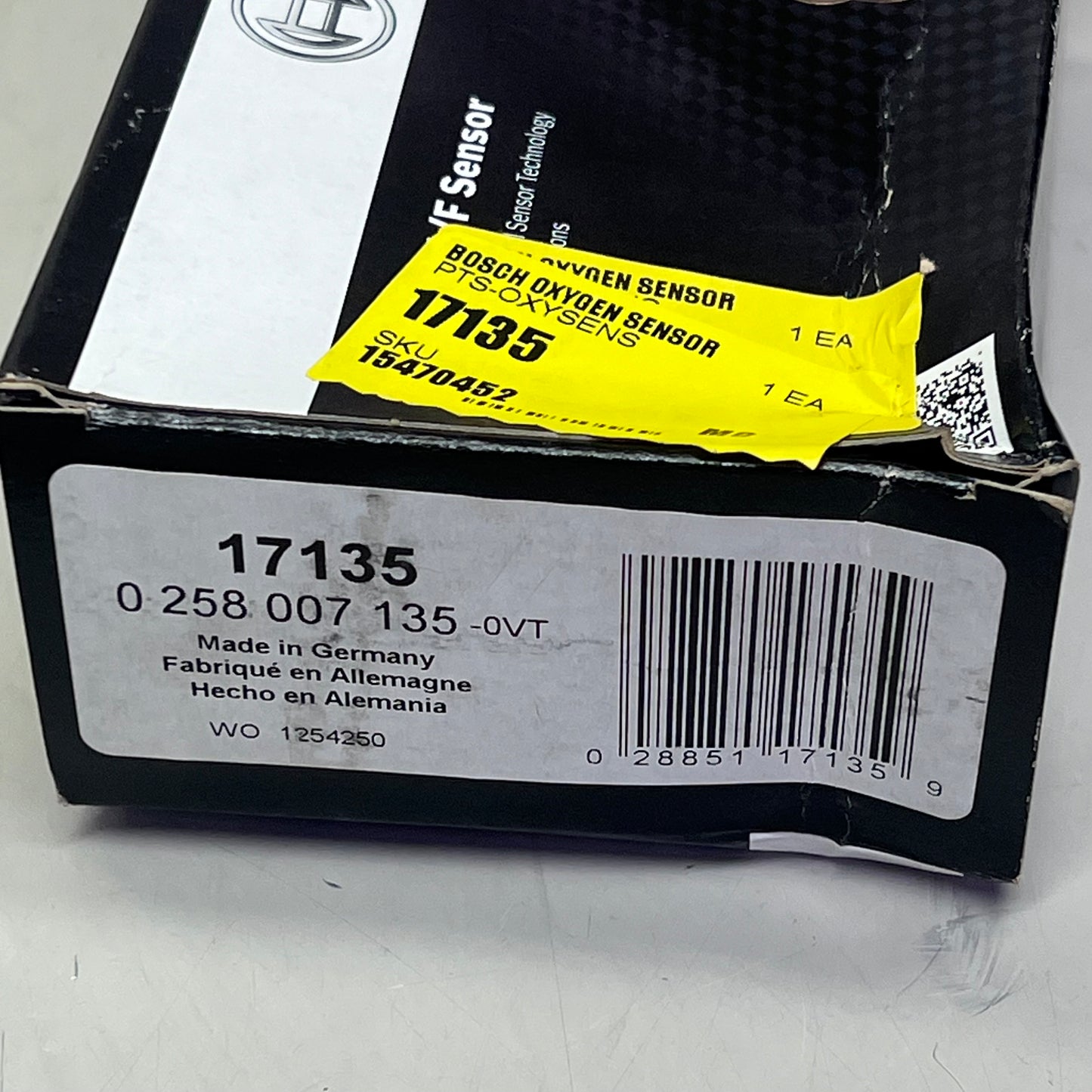 BOSCH Oxygen Sensor Standard Replacement Male Connector Type 17135