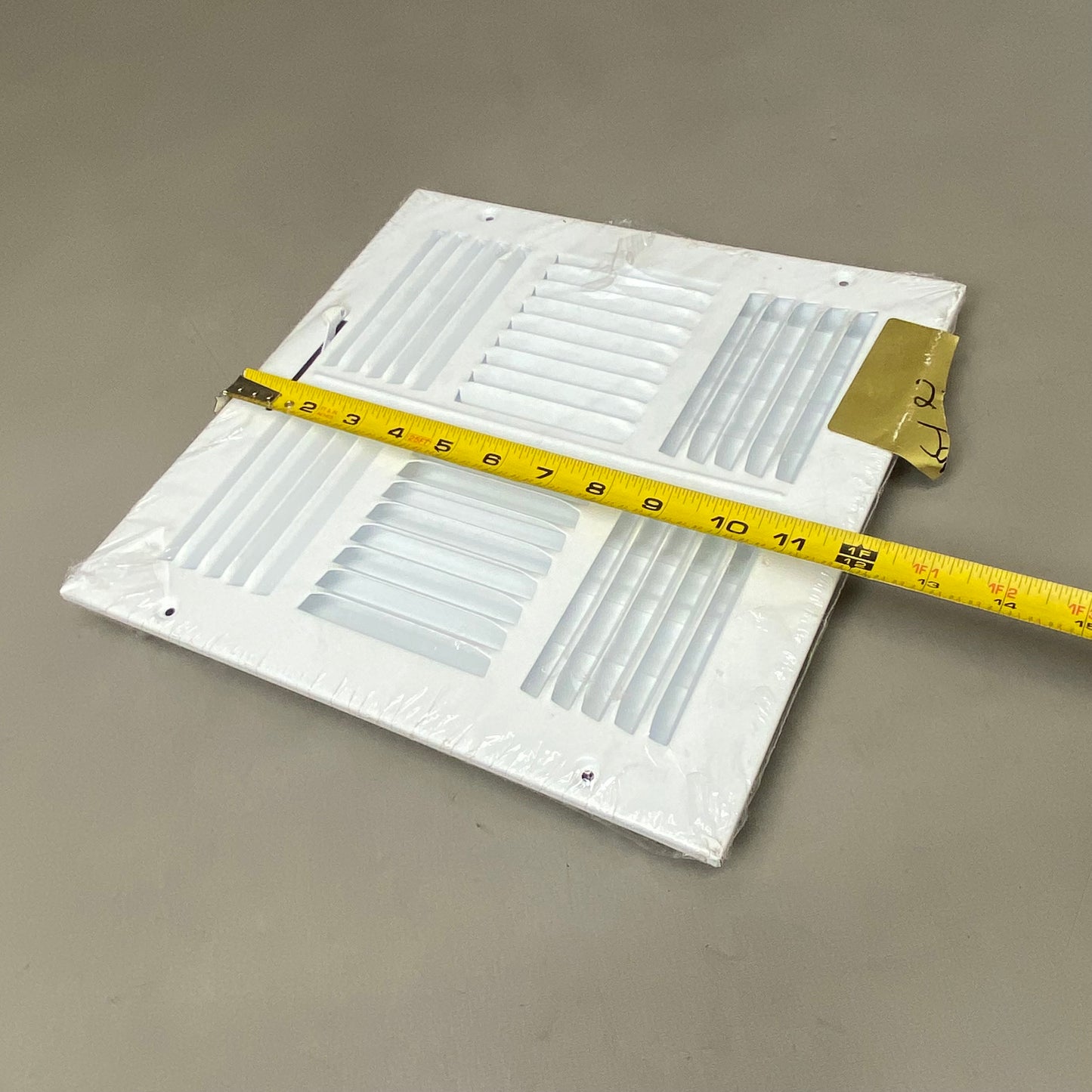 PROSELECT Wall/Ceiling Register W/ Mounting Holes 10"x10" White PS4WW1010100