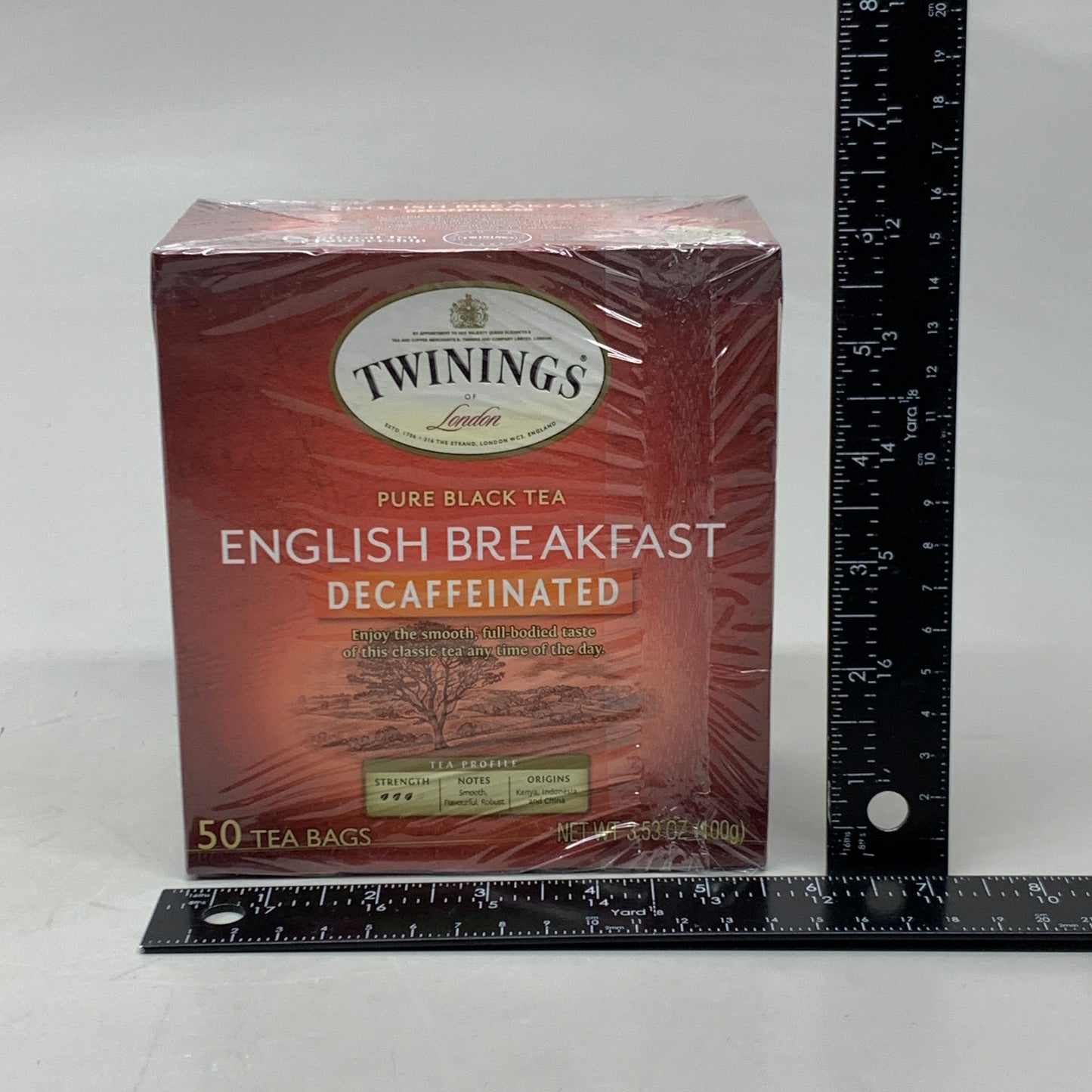 TWININGS (2 PACK) 100 Bags English Breakfast Decaffeinated Pure Black Tea BB 05/2025 (New Other)