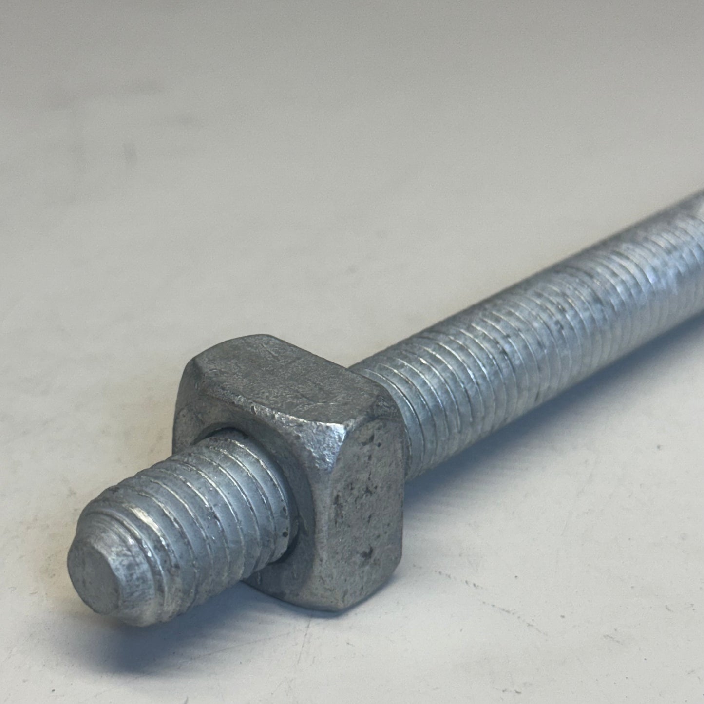 HUBBELL Machine Steel Square Head Bolt (30 Pcs) Sz 5/8" x 16" Grey 8816