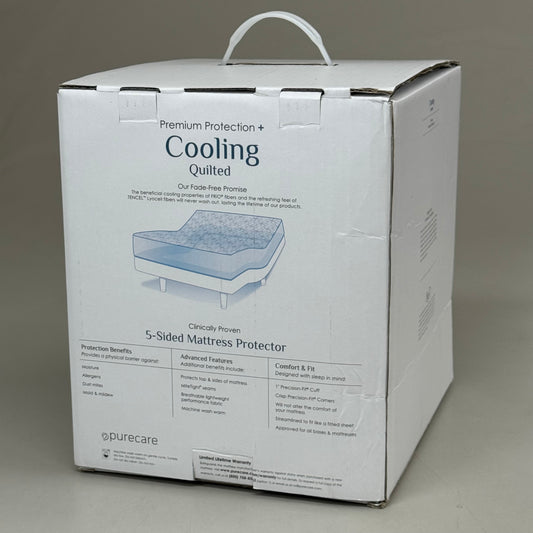 PURE CARE Premium Protection Mattress Protector Universal Depth Queen QFRIOMP50