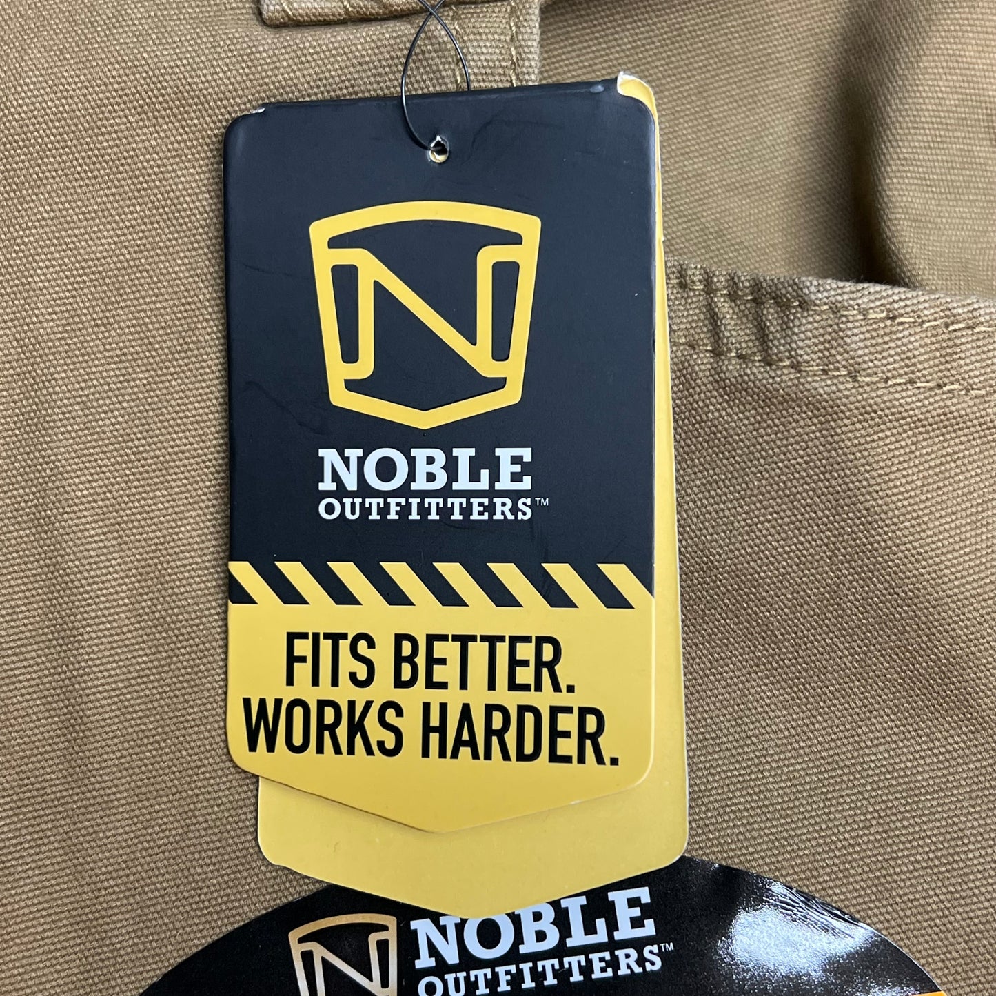 NOBLE OUTFITTERS Canvas Double Front Work Pant Men's Sz 38x30 Coyote 18452