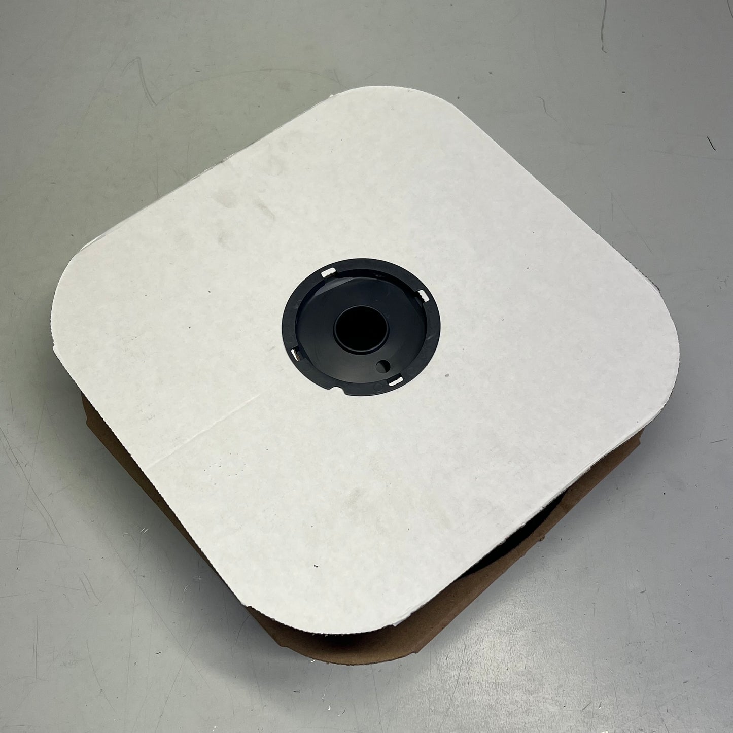 Hook & Closure Plush Textile Tape With Adhesive 100% Nylon 50.8mm x 22.9m Black 125259