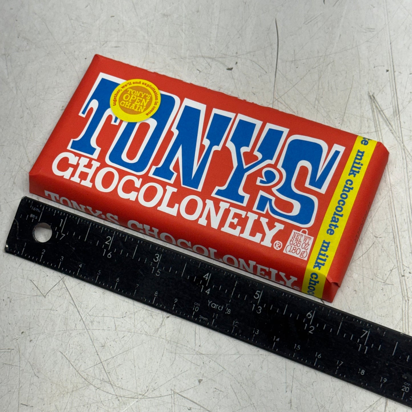 TONY'S (4 PACK) Chocolonely Classic Milk Chocolate Bars 180gr BB 03/27