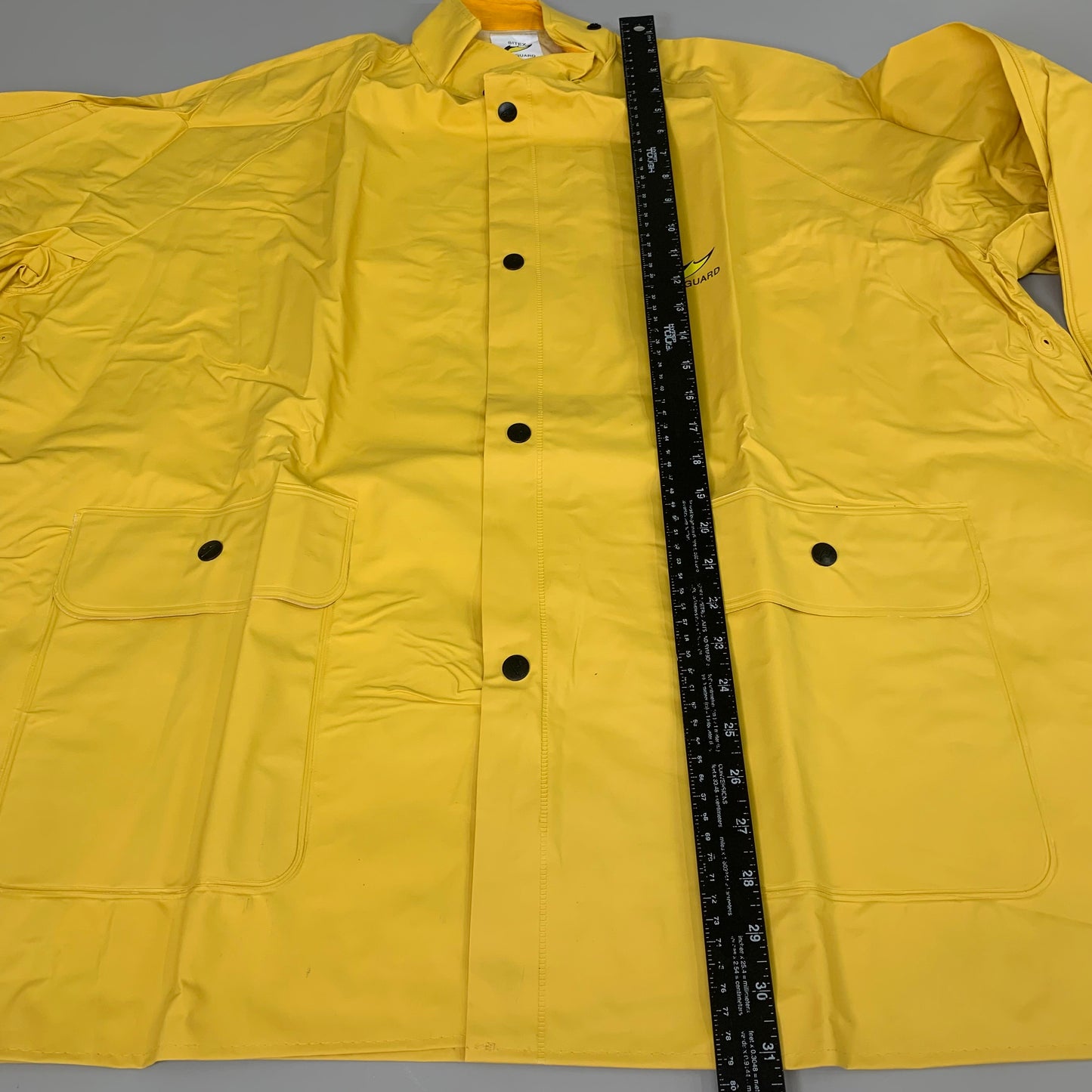 ONGAURD INDUSTRIES 3 Piece Protective Clothing Unisex SZ 3XL Yellow 76515CCR-Sitex