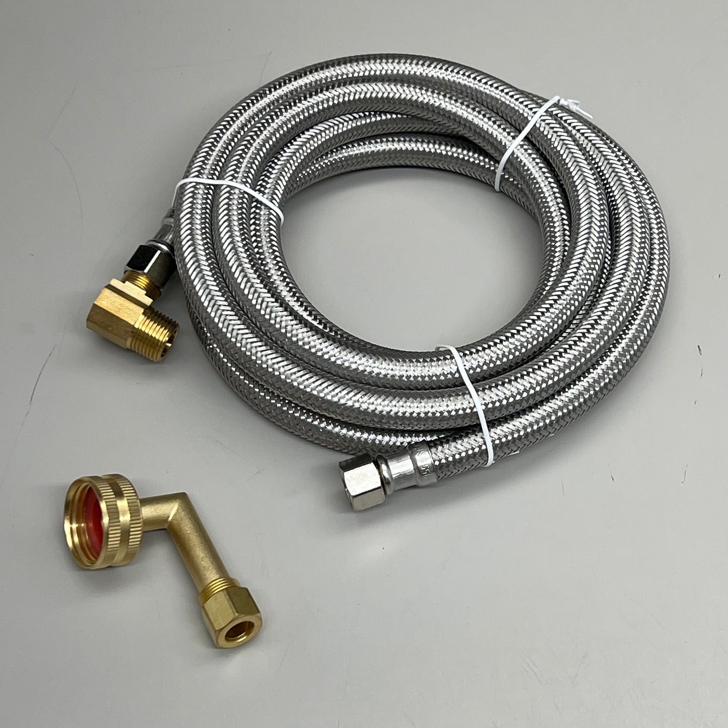 HIPPOHOSE Dishwasher Supply Lines Stainless Steel Female/Male Connections 10ft X002GY591J