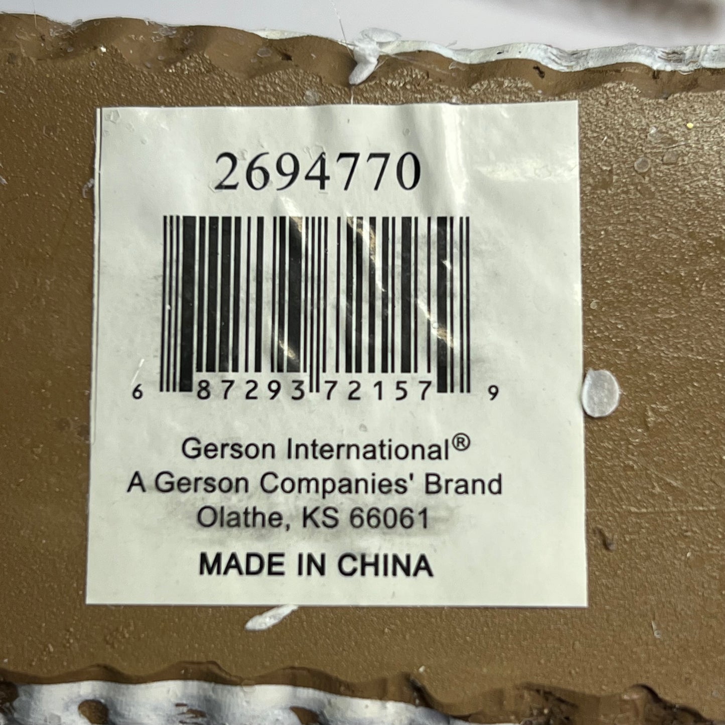 GERSON (SET OF 4) Clay Gingerbread Holiday Christmas Trees 15.76"  2694770