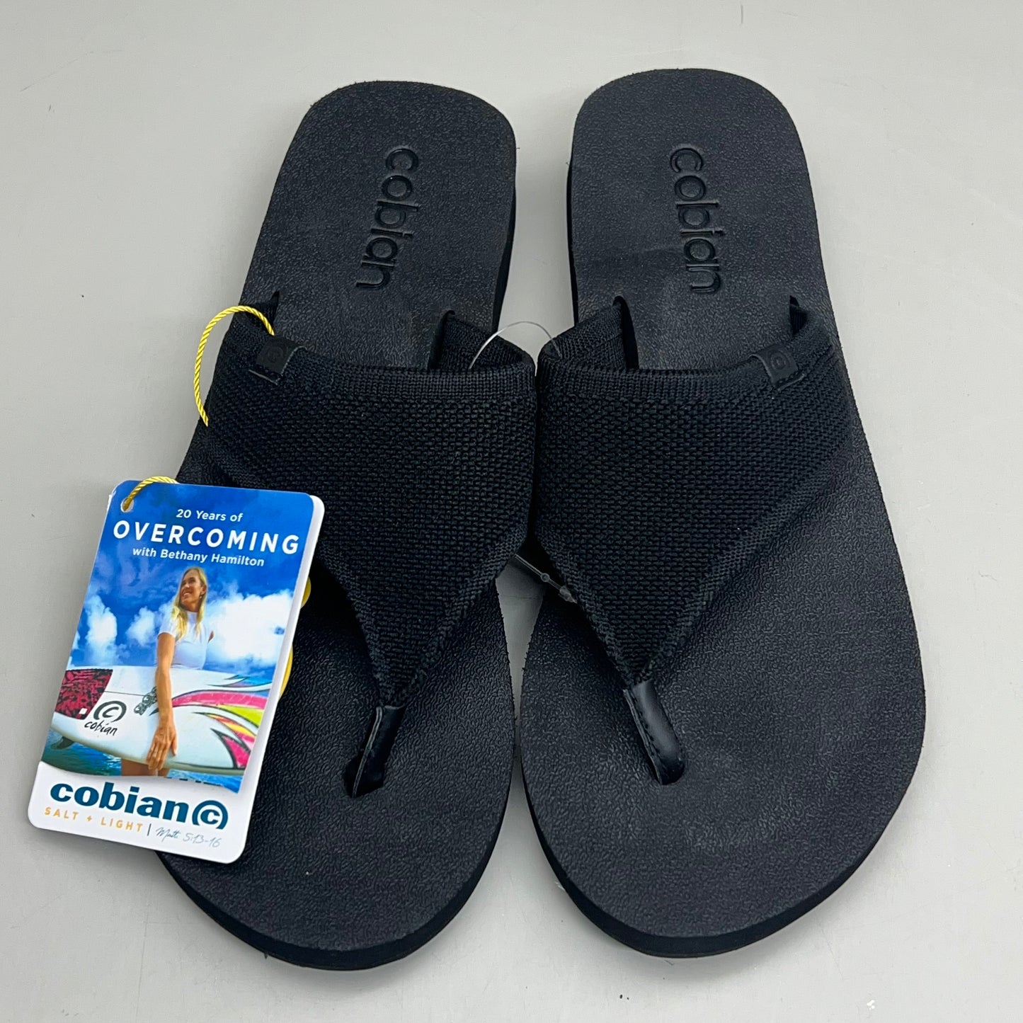 COBIAN Bermuda Bounce Sporty Style EVA Outsole Sandals  Women's Sz 7, EU 37 Black BEB24-001-07