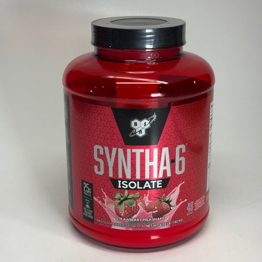 SYNTHA-6 Isolate Protein Powder Strawberry Milkshake 4.02 lb 6062639 BB 08/26