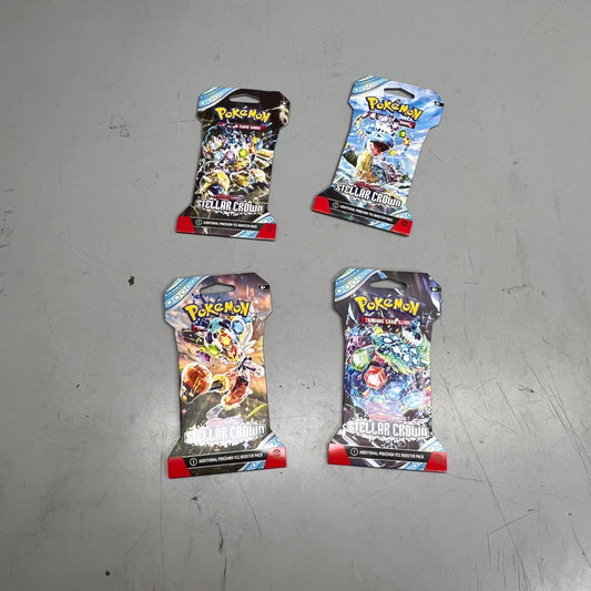 POKÉMON 1 of 4 Scarlet & Violet Stellar Crown Booster Pack 10 Cards 10-10364-101