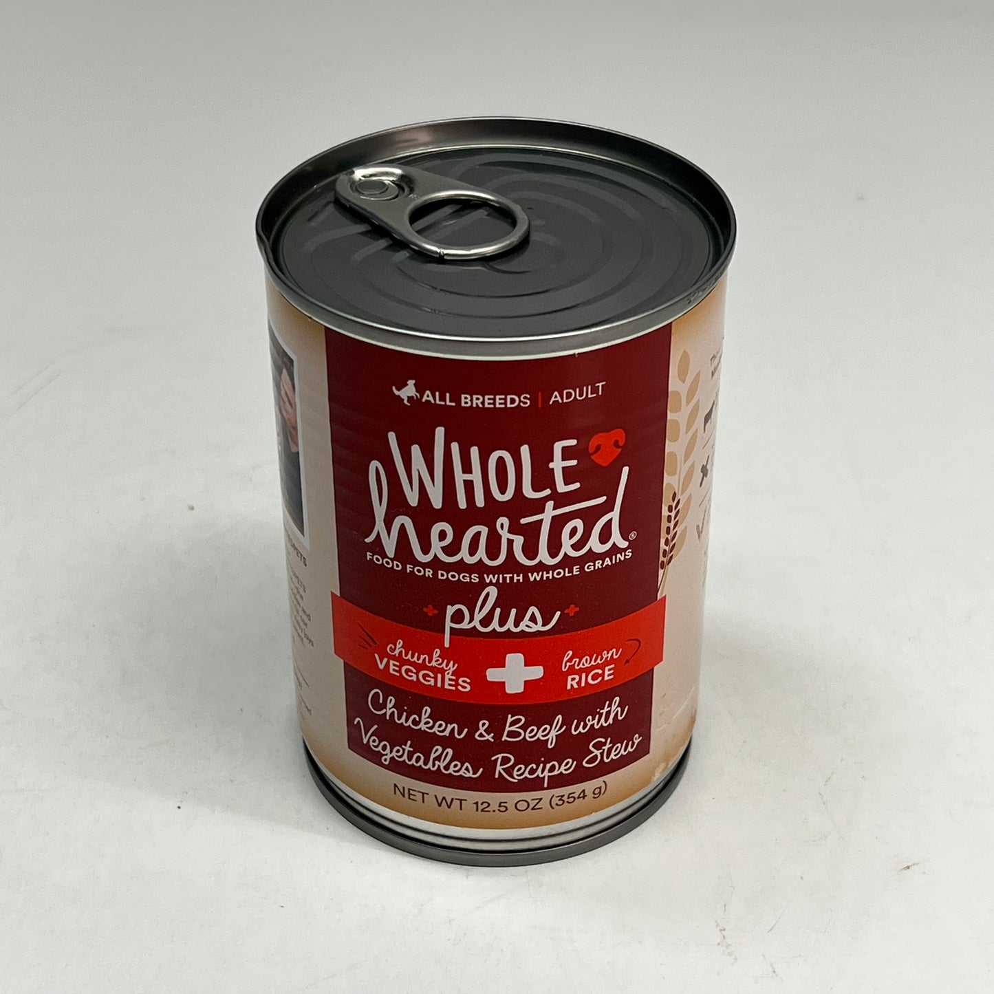 ZA@ WHOLE HEARTED  (8 PACK) Plus Chicken & Beef, Vegetables & Brown Rice Recipe Stew  BB 02/29