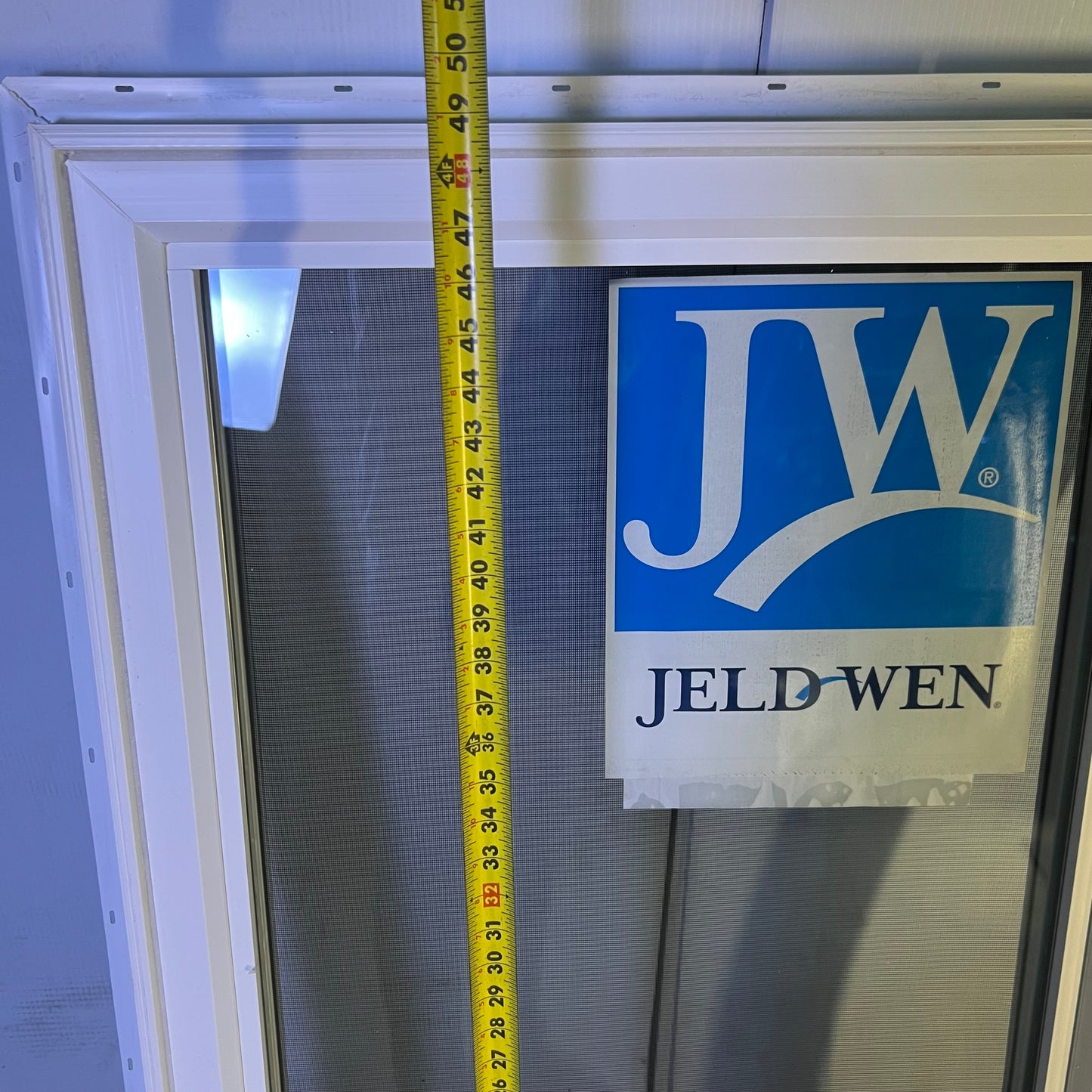 JELD WEN Vinyl Casement Window Sz 49"H x 31"W V30005