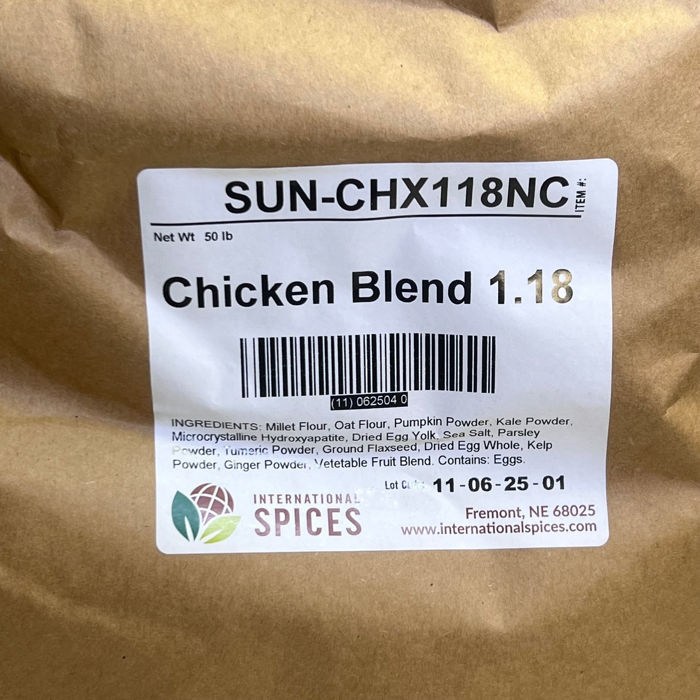 ZA@ INTERNATIONAL SPICES (49 Pack) Chicken Blend 1.18 50 lb. SUN-CHX118NC
