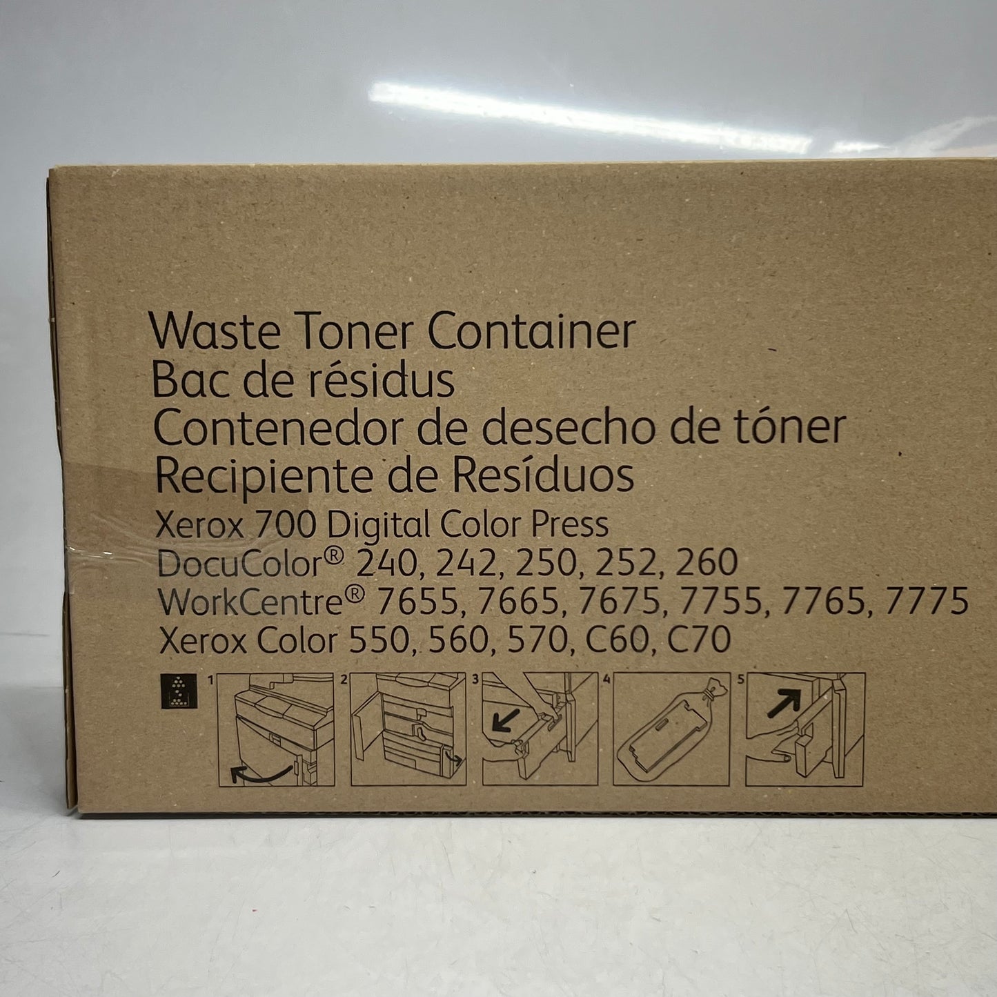 XEROX Waste Toner Container 20"L x 8"W Clear 008R12990