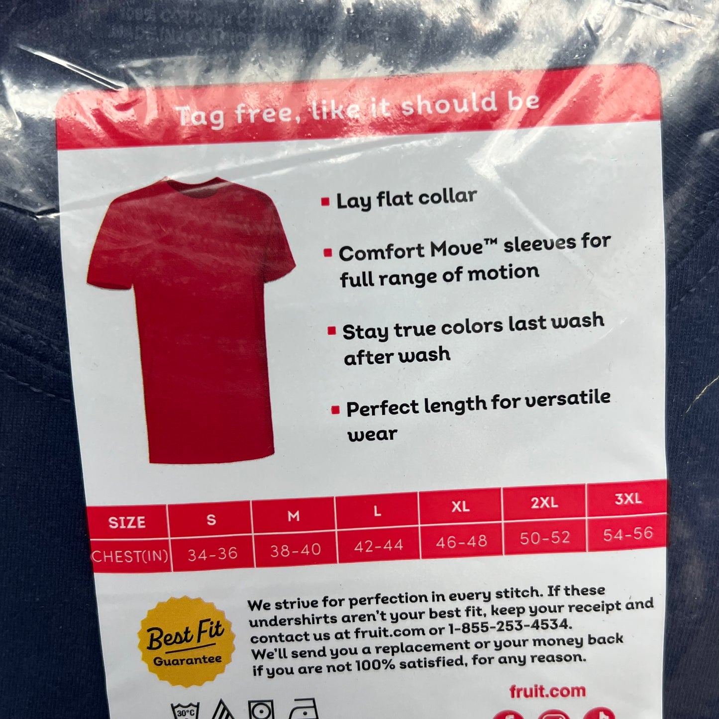 ZA@ FRUIT OF THE LOOM (6 PACK) Crew Neck T-shirts  Men's Sz L Assorted Colors