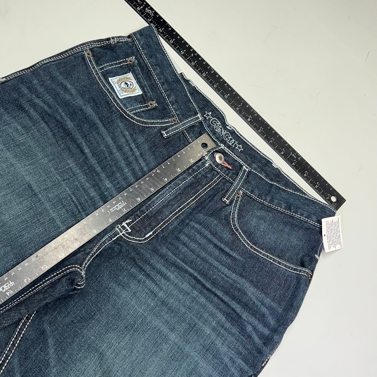 CINCH Relaxed Fit White Label Jeans Men's Sz 33 X 36 Stonewash Indigo MB92834019