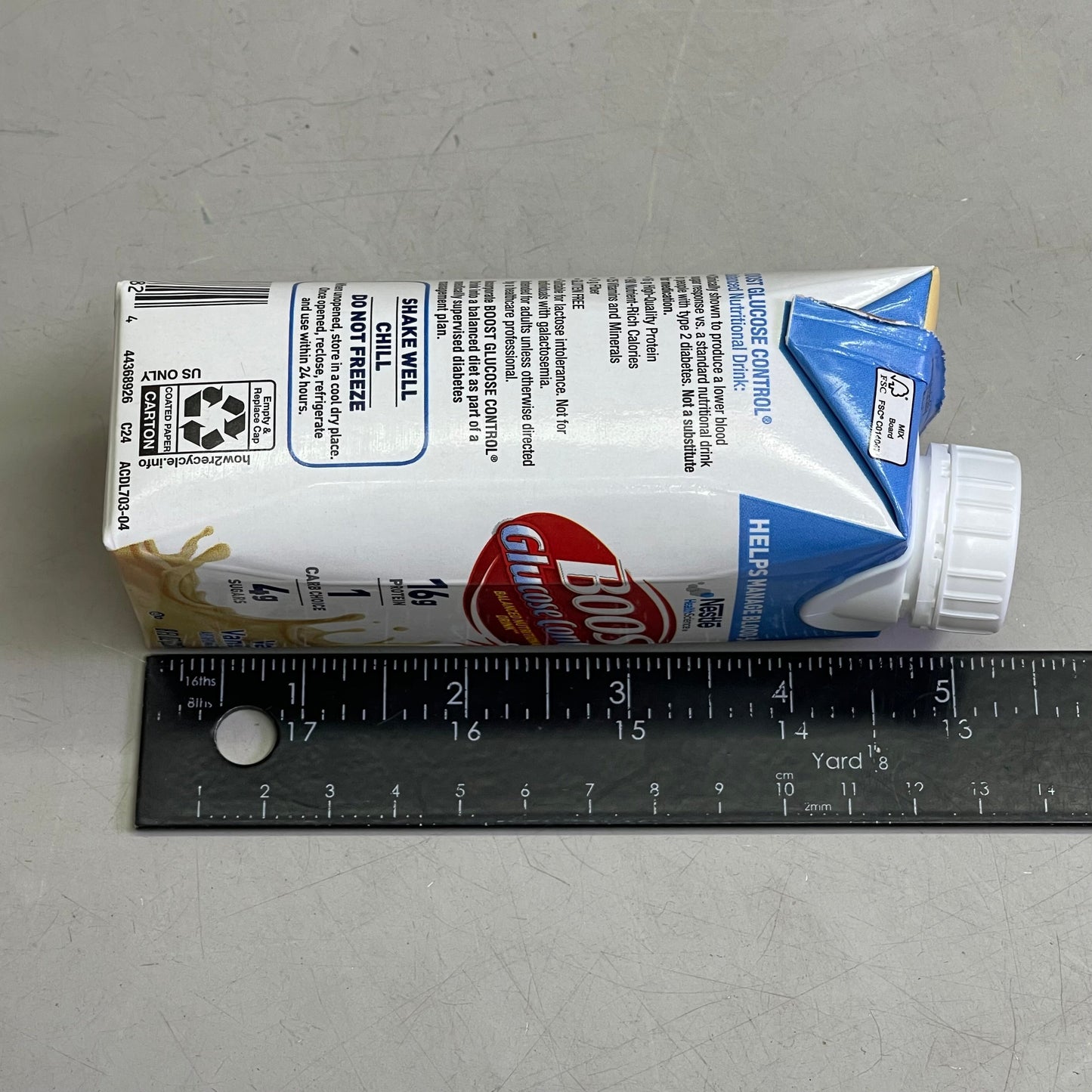 ZA@ NESTLE (24 Pack) Boost Breeze Very Vanilla Flavor 8 fl oz BB 12/25 D