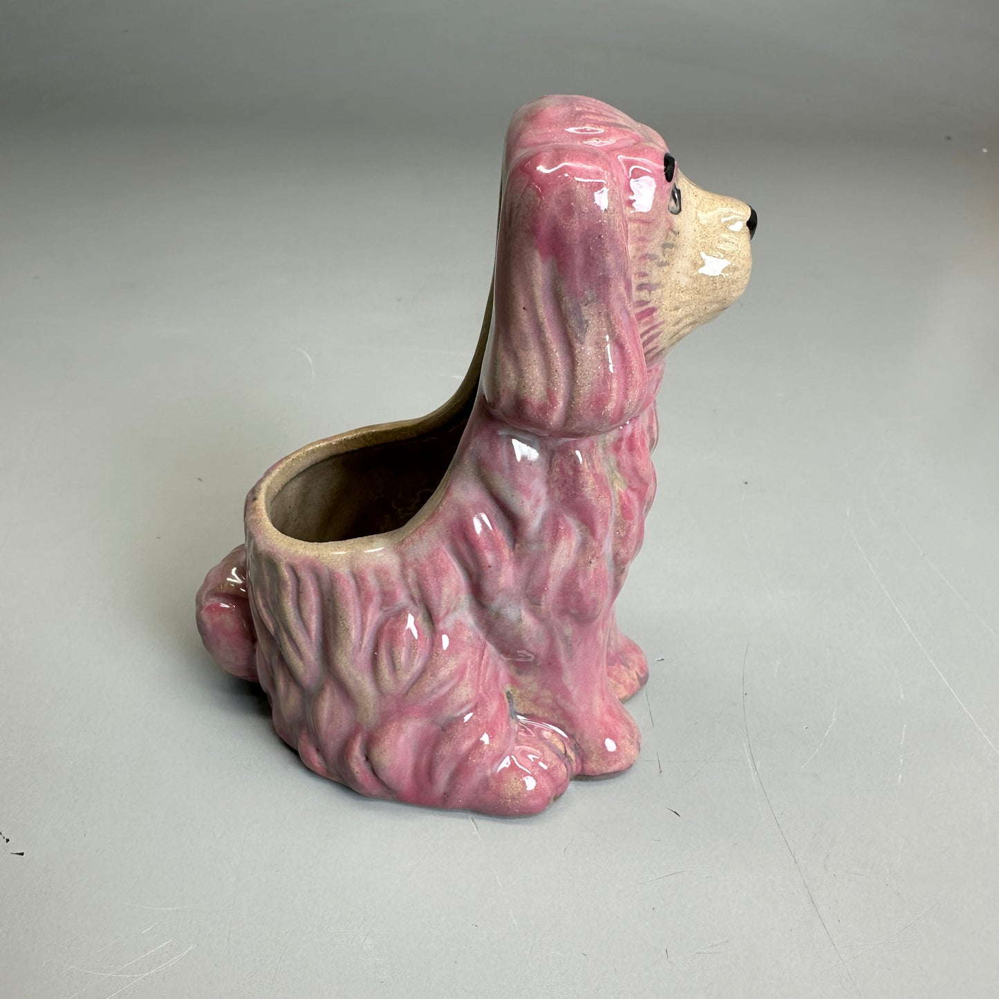 Ceramic Dog Planter 5" Adorable Garden Decoration (New Other)