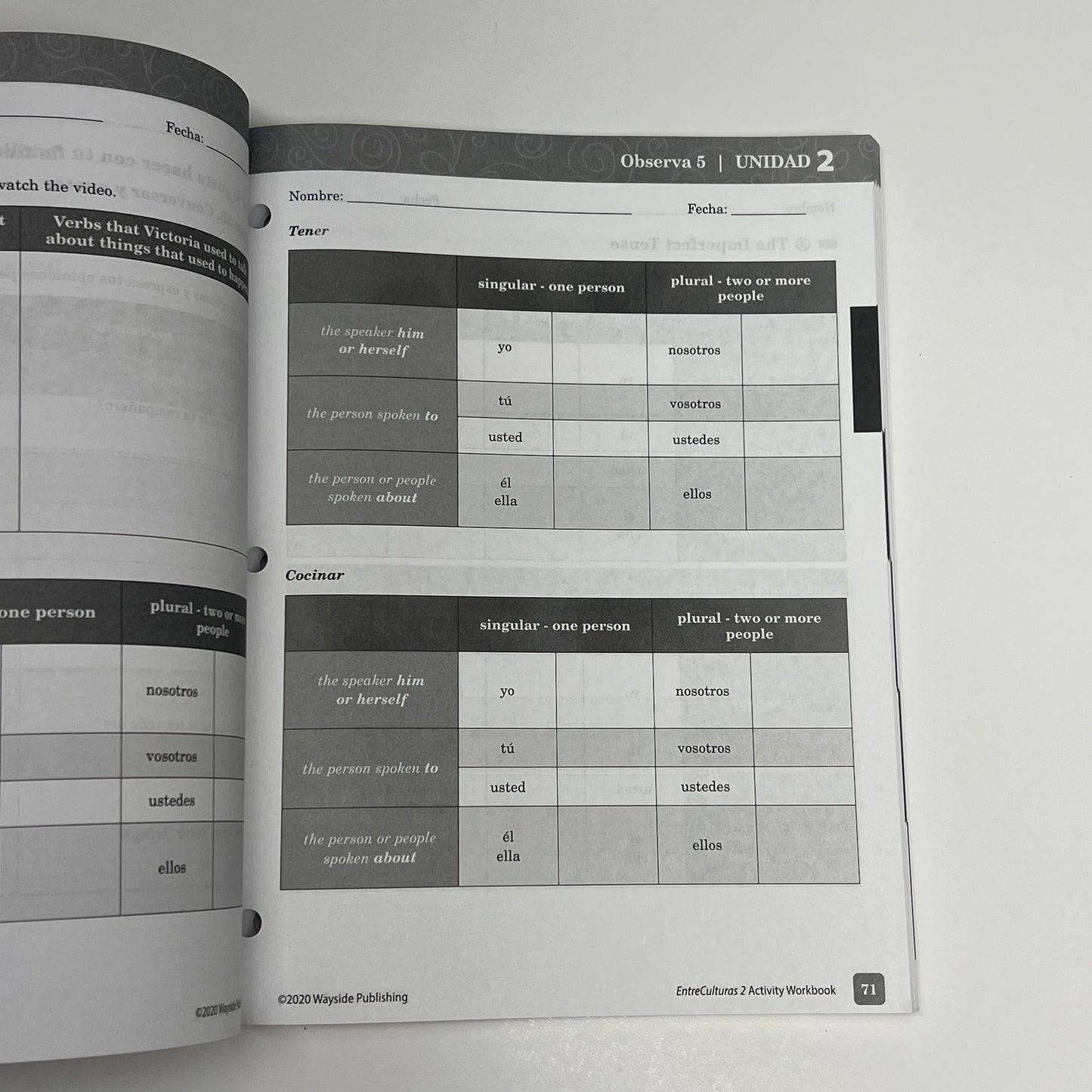 ENTRE CULTURAS Practice for Proficiency Activity Workbook 2 Paperback Español