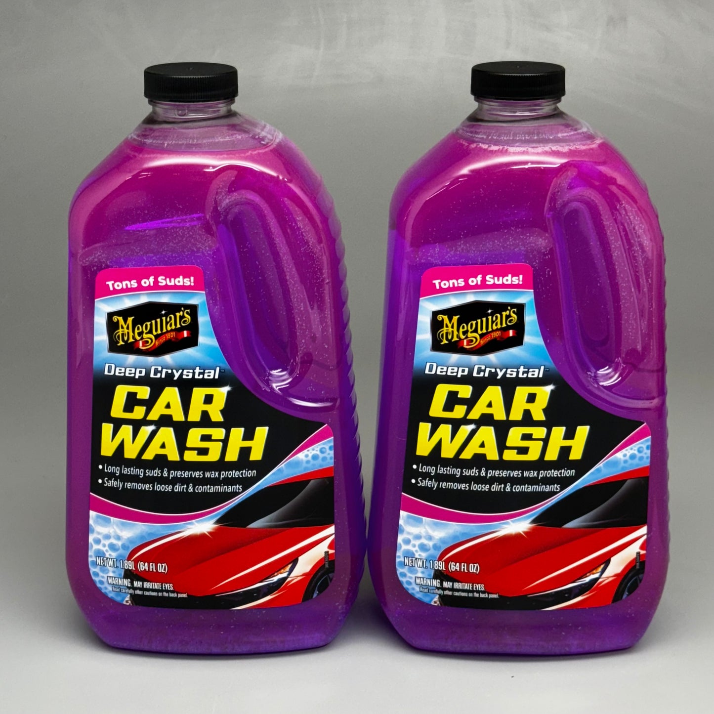 MEGUIAR’S (2 PACK) Deep Crystal CAR WASH 64 oz G10464