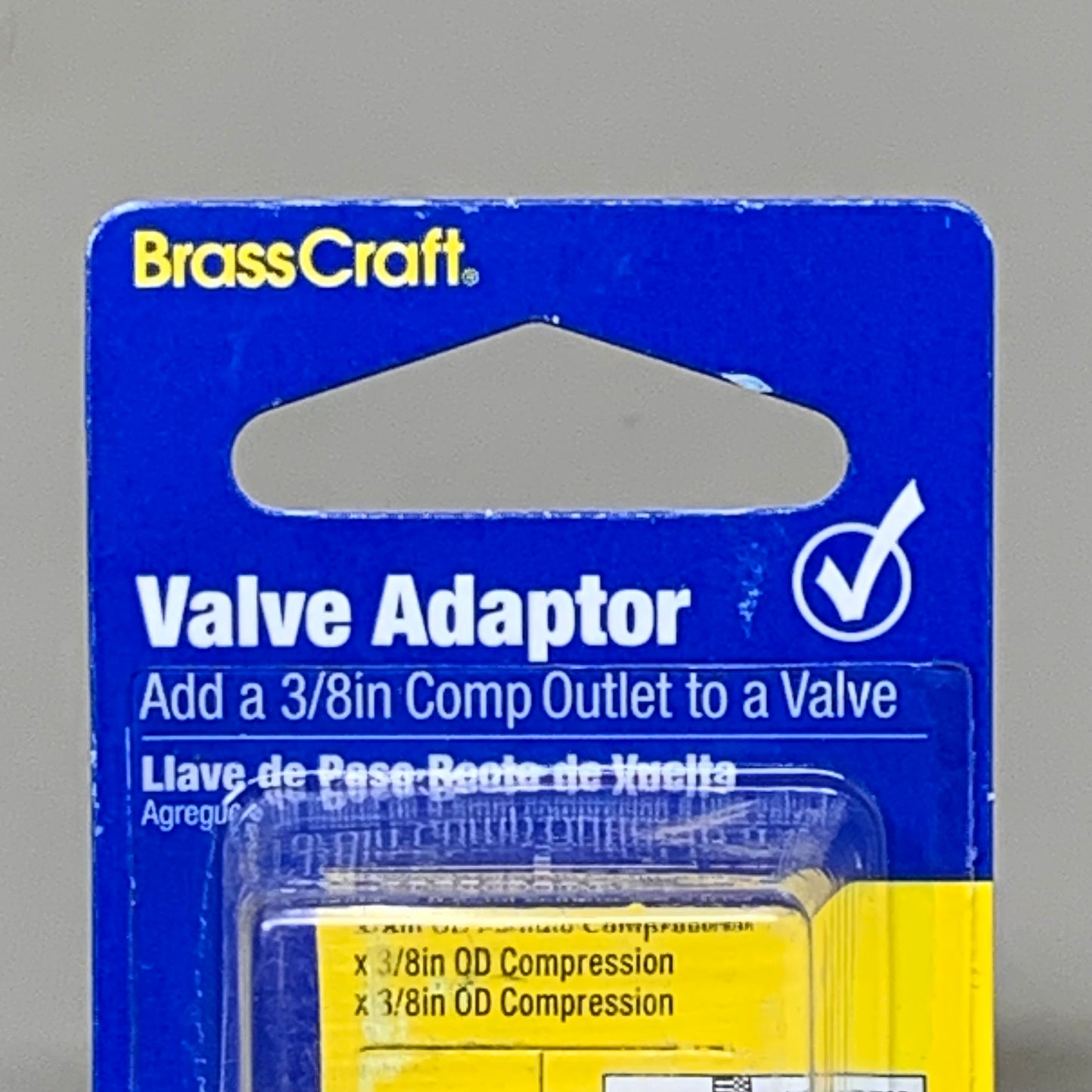 BRASSCRAFT (2 PACK) Valve Adaptor Female 3/8" O.D TubeX3/8"X1/4" Gold CT2-666 P