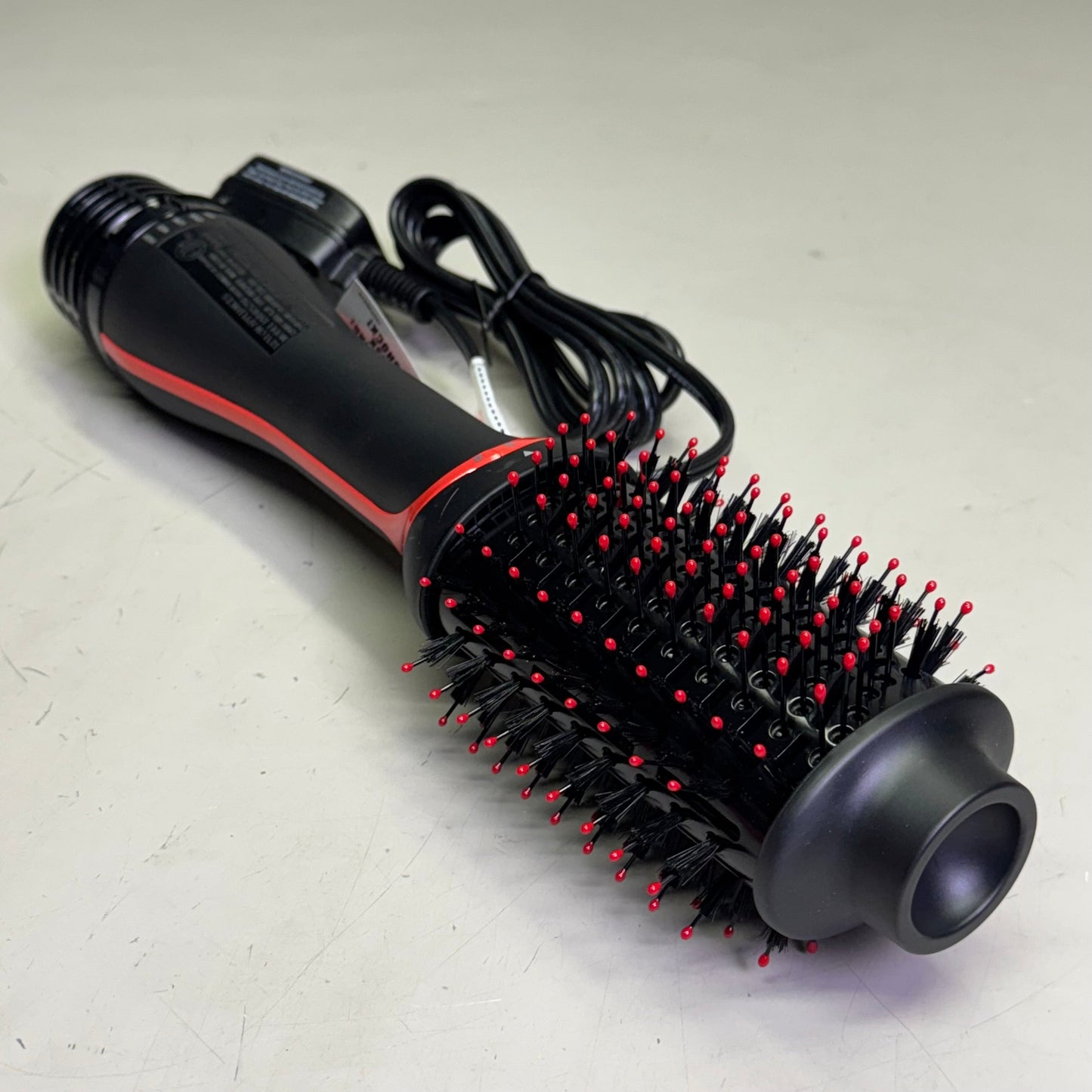ZA@ REVLON One-Step Plus Hair Dryer and Volumizer 12.5"L, Red & Black RVDR5298 A