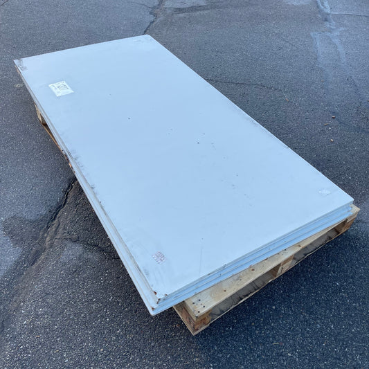 ZA@ Pallet of MIXED Plywood Boards 8’ x 4’ White (AS-IS)