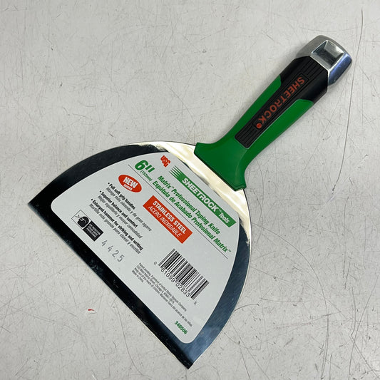 SHEETROCK  Matrix Stainless Steel Putty Knife Flexible Stainless Steel 6" 340506