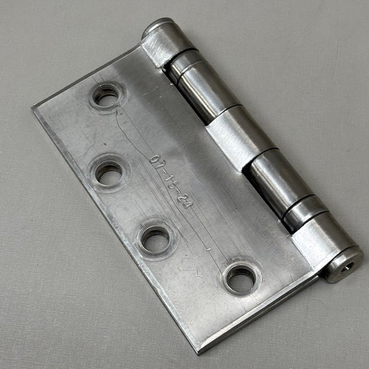 HAGER (3 PACK) Full Mortise Hinge 5 Knuckle Stainless Steel BB1191 Series 4.5"