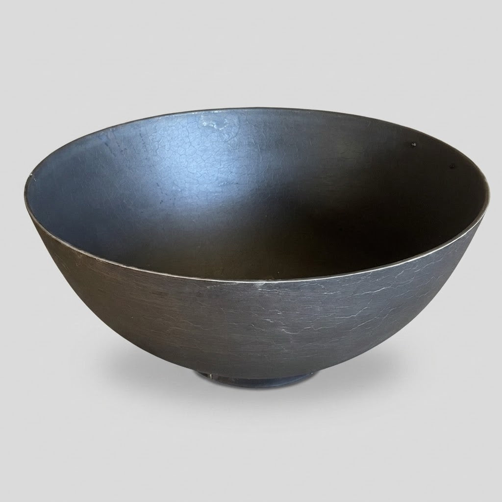 ASH & EMBER 42" Hemisphere Wood Burning Fire Pit Bowl - Cast Iron Outdoor Patio Firepit 42HEMIPIT_AE
