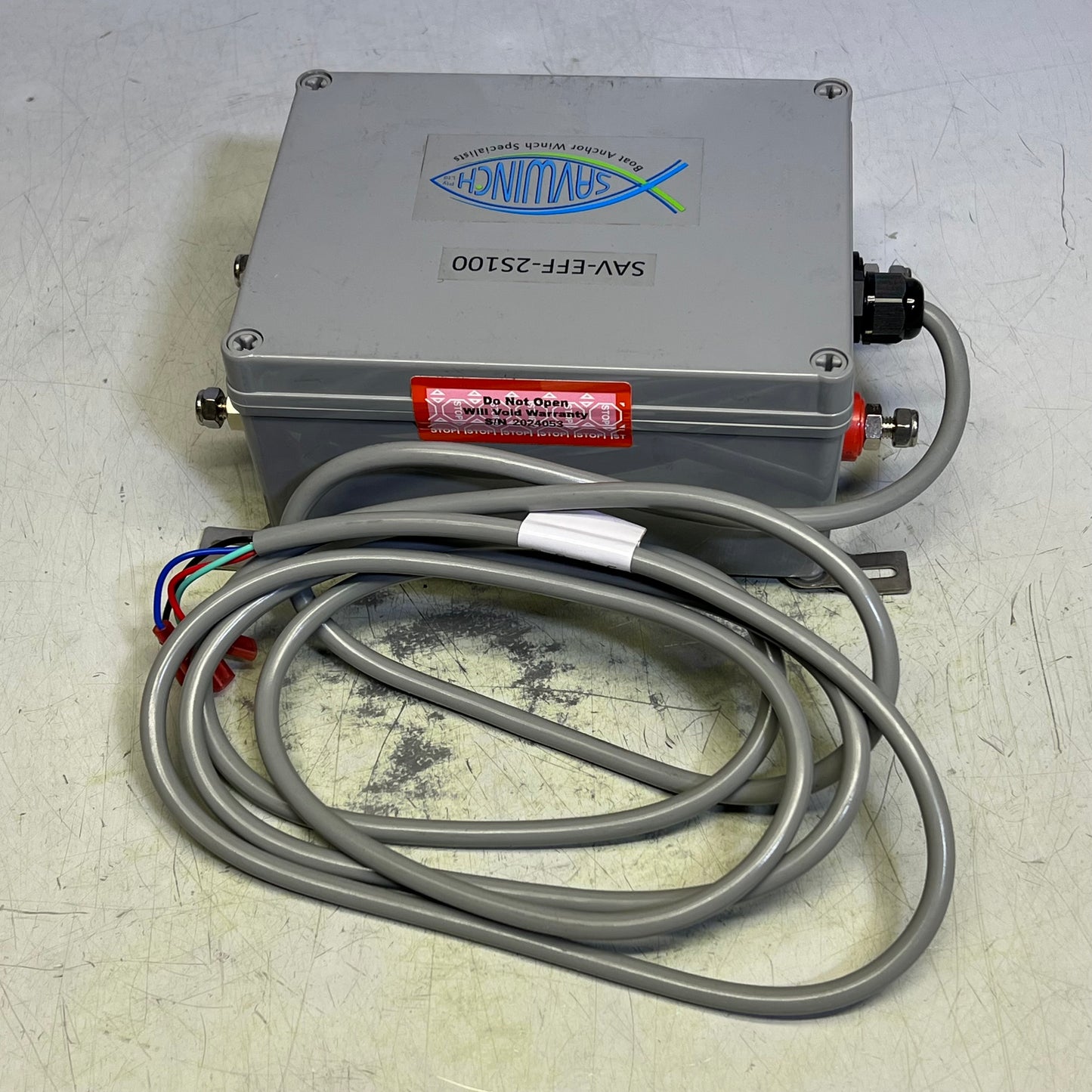 SAVWINCH Electronic Fast Fall System Mechanical Clutch Free Grey EFF-2S-100